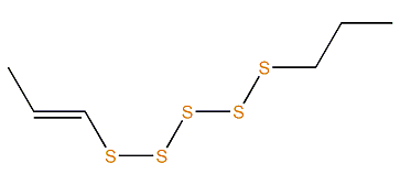 Propyl (E)-1-propenyl pentasulfide